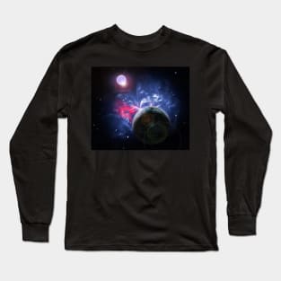 Butterfly Nebula Space Long Sleeve T-Shirt